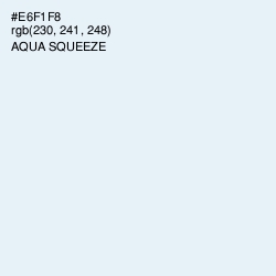 #E6F1F8 - Aqua Squeeze Color Image